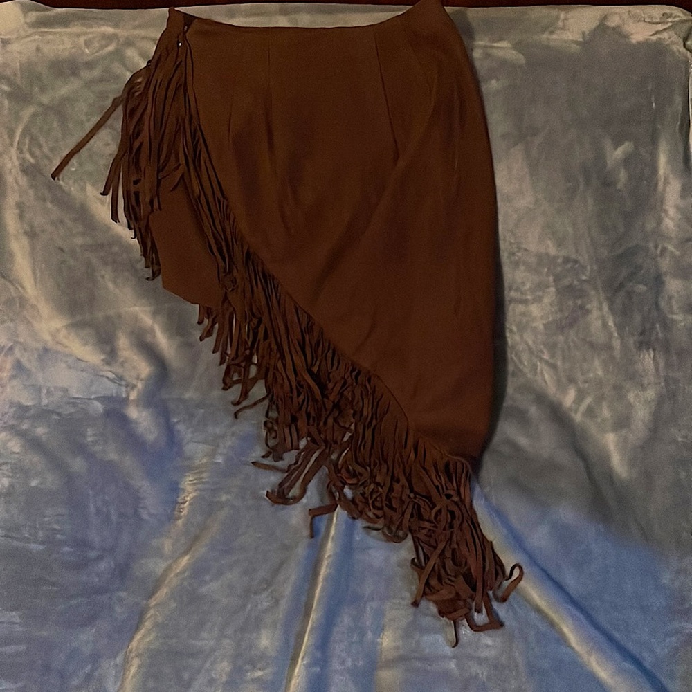 Hippie skirt purple wine with strips